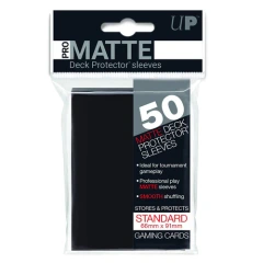 Ultra Pro PRO-Matte Standard Sleeves - Black  (50ct)